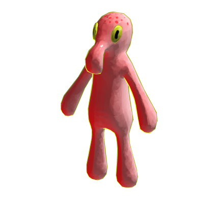 Red Squid Painted Suit