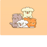 Cute animal admirers!