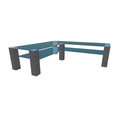 Corner Glass Table