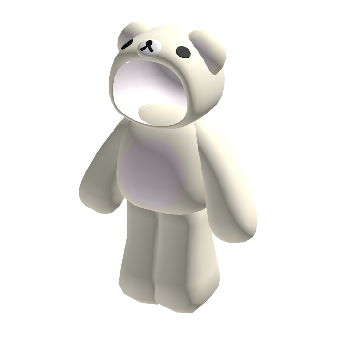 Cute White Bear Onesie