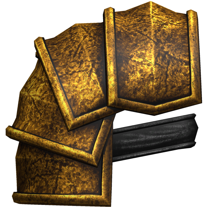 Gold Knight Pauldron - Right