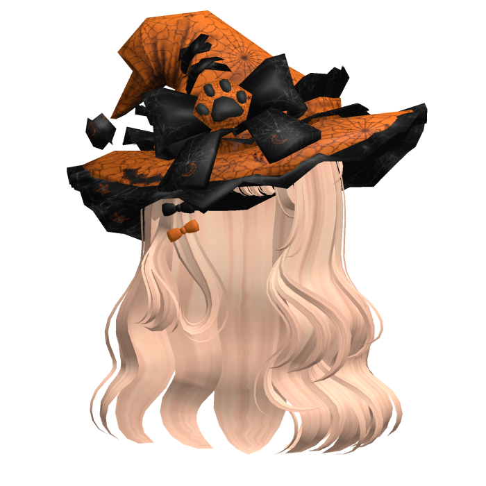 Blonde Kawaii Witch Halloween Hair