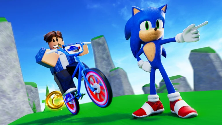 [SONIC] Obby ma sei su una bicicletta - Roblox