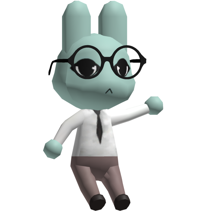 News Bunny Plushie Animal Hospital Left Shoulder