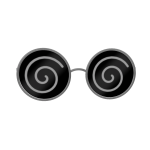 [FREE] White Spiral Glasses
