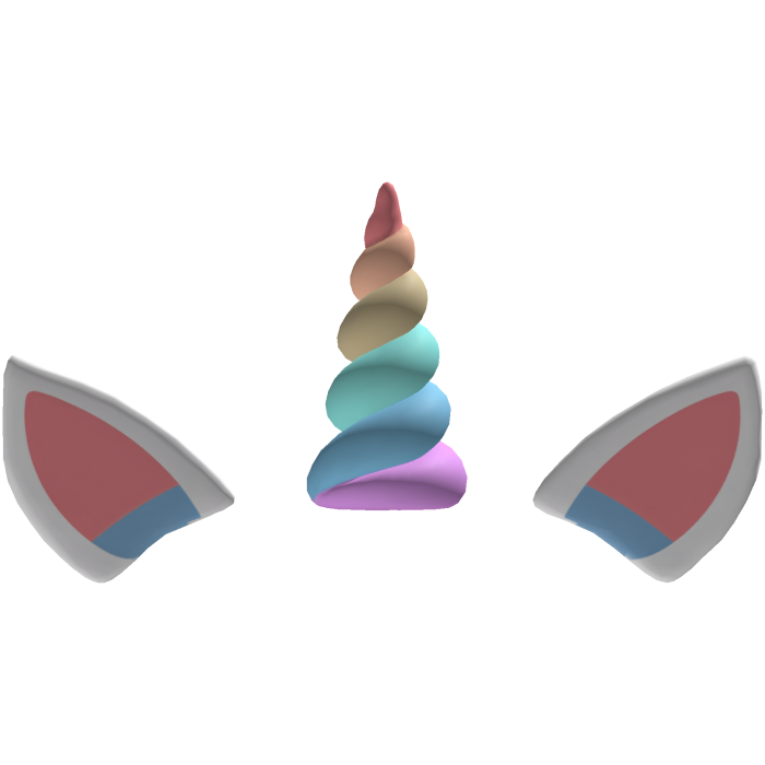 Cute Unicorn Horns w/ Ears 