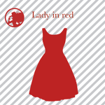 Lady in red