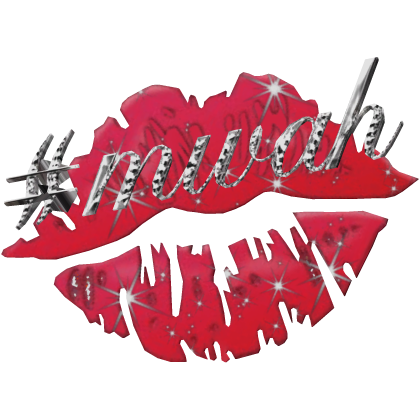 red scene tumblr kiss mark mwah clip Roblox item