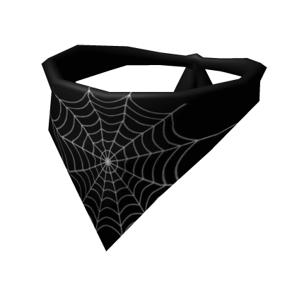 Black Spider Web Bandana thumbnail