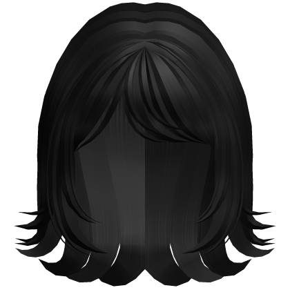 Soft Flipped Short Bob (Black)
