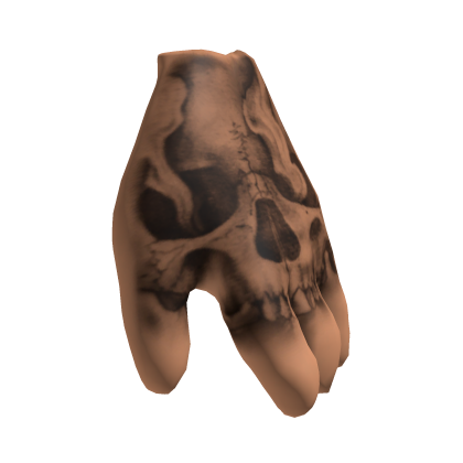 (4.0/Left Hand) Skeleton V2 Hand Tatto thumbnail