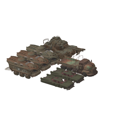 🎉 Fallout 4 military vehicle pack [R15 layered]