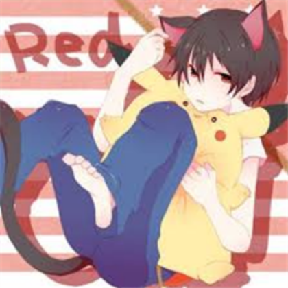 Game Red as a neko! Roblox decal