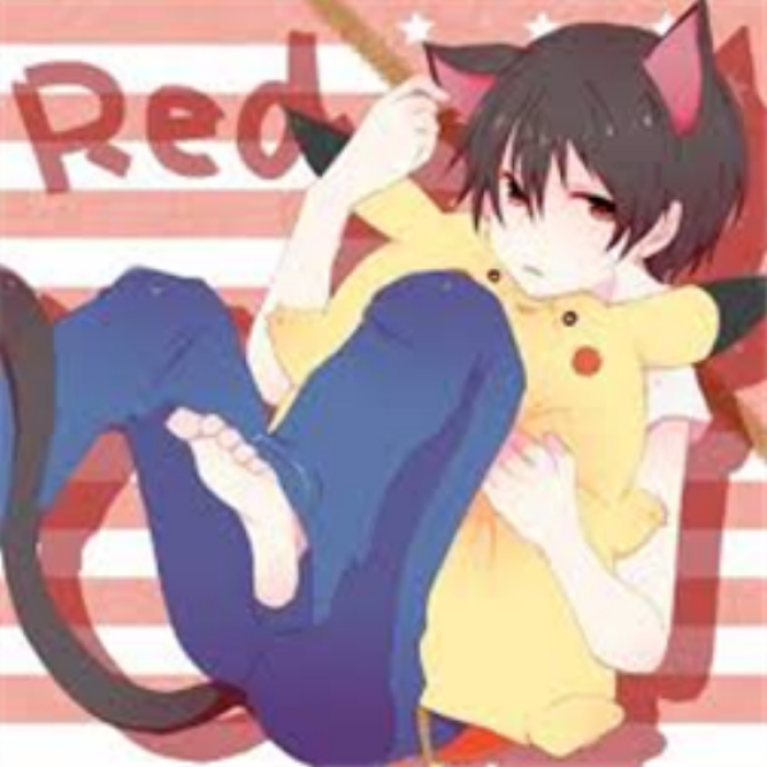 Game Red as a neko! Roblox decal