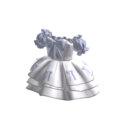 Ribbon Rendezvous Dress : White