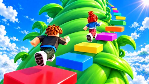 Giant Beanstalk Obby! (CASTLE UPDATE PART 2)