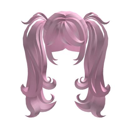 fluffy cute cozy kawaii hot pink pigtails v2