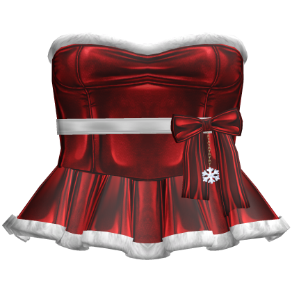 Cute Red Band Christmas Dress