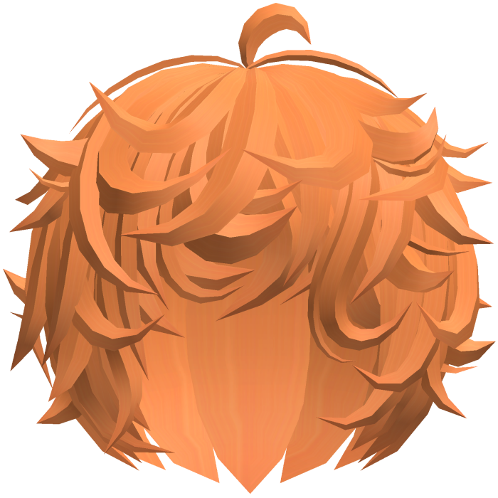 🐶SUPA FLUFFY! cute kawaii boy hair 🐾 orange