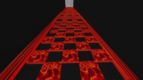 Survive 100 Lava Checkers in a tunnel for Gear