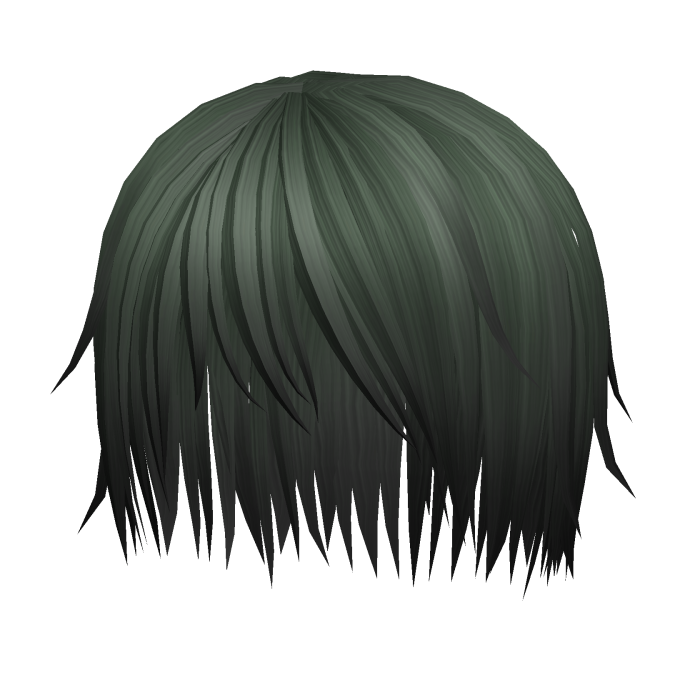 👽Green Messy Emo Anime Vkei Punk Hair👽