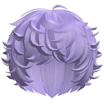 cute kawaii purple messy swirly curly fluffy