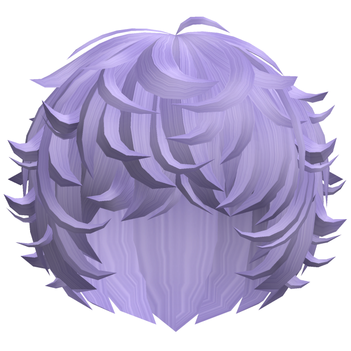 cute kawaii purple messy swirly curly fluffy