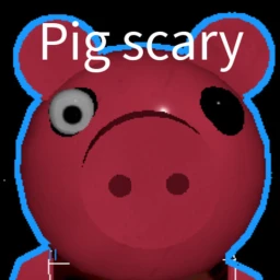Pig scary icon