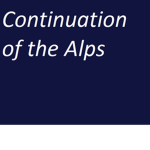 Continuation of the Alps