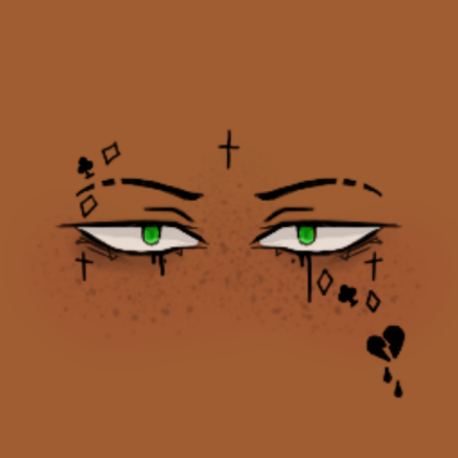 Green eyes Roblox decal