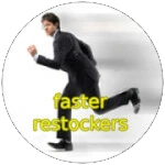 3x faster restockers