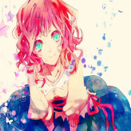 Cute Water Paint Anime Girl Roblox decal