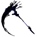 Black Cyber Scythe (Blue)