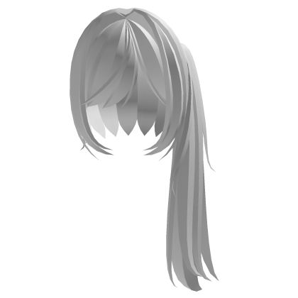 Moe Ponytail - White Roblox item