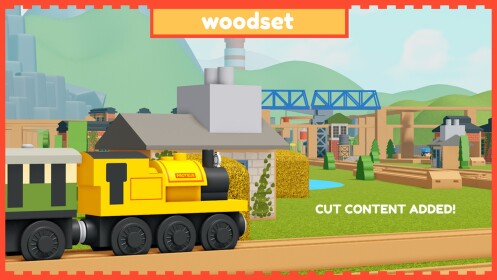 Woodset Wooden Railway Game