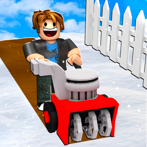 Snow Blowing Simulator official Roblox game thumbnail