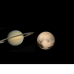 Saturn and Pluto!