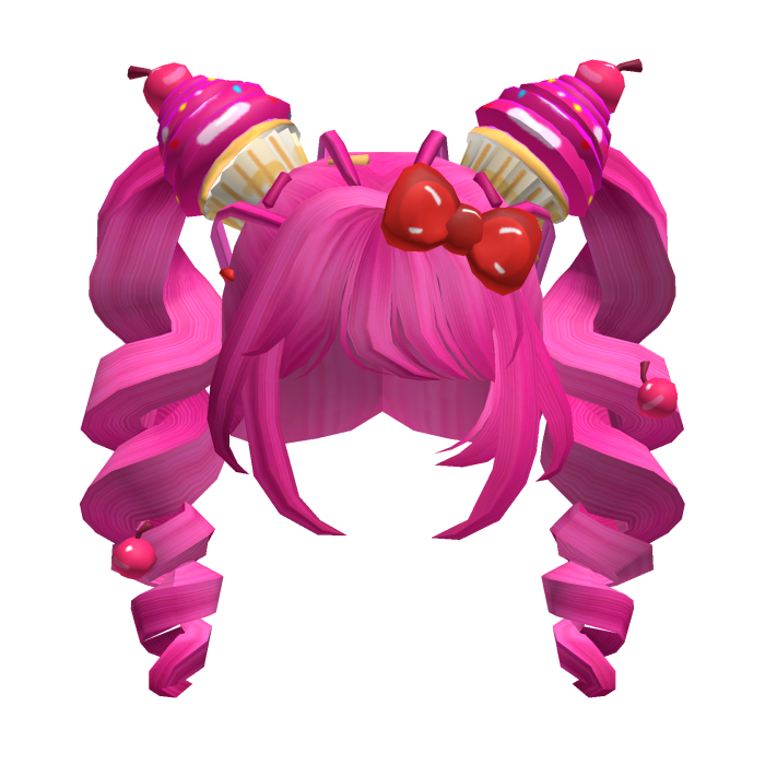 Cupcake Pink Pigtails