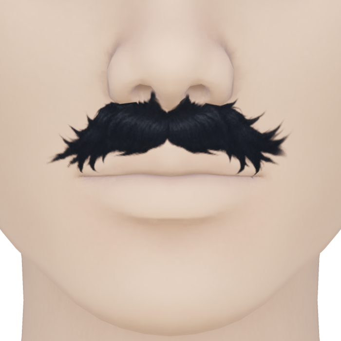 Overgrown Black Mustache