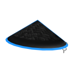 Blue Aura Samurai Hat