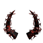 Red HellBound Wicked Chain Horns