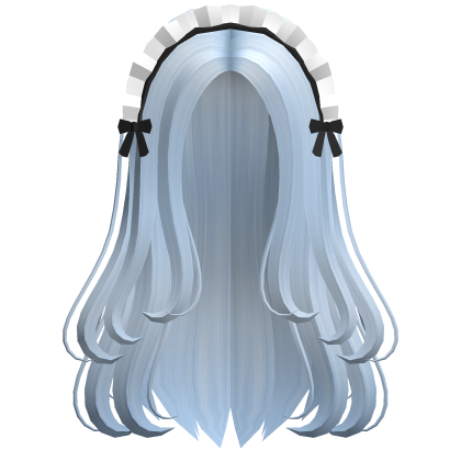 Cute Bonnet Hair Blue Roblox item