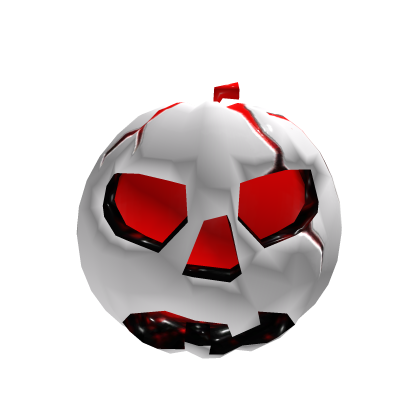 Shedletsekkar White and Red Pumpkin w/o Antlers Roblox item