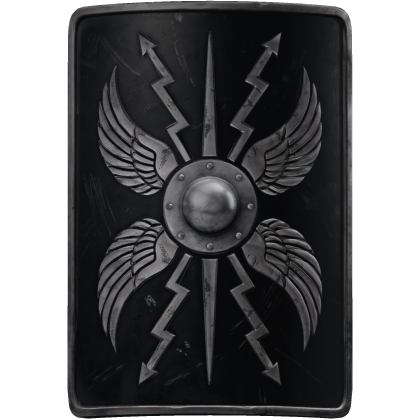 Black Roman Back Shield