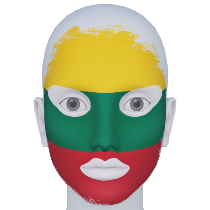 Lithuania Facepaint