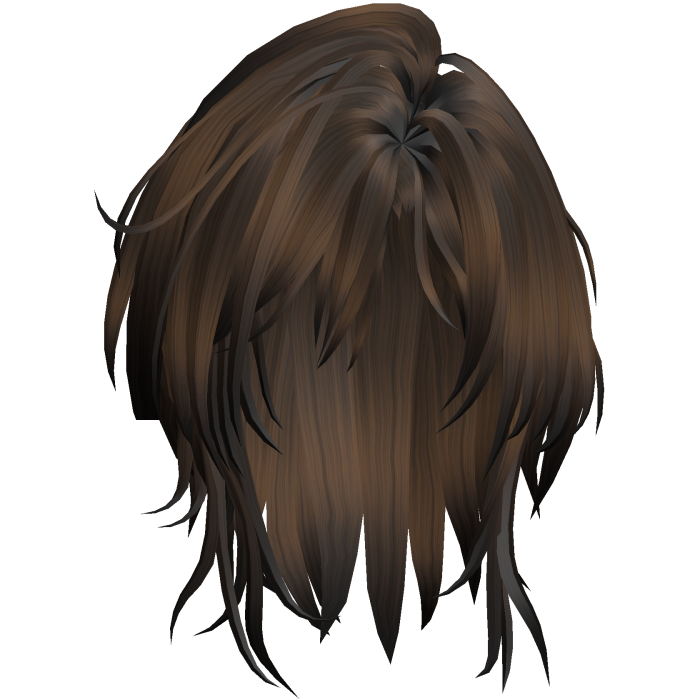Layered Side Fringe Hair - Brown