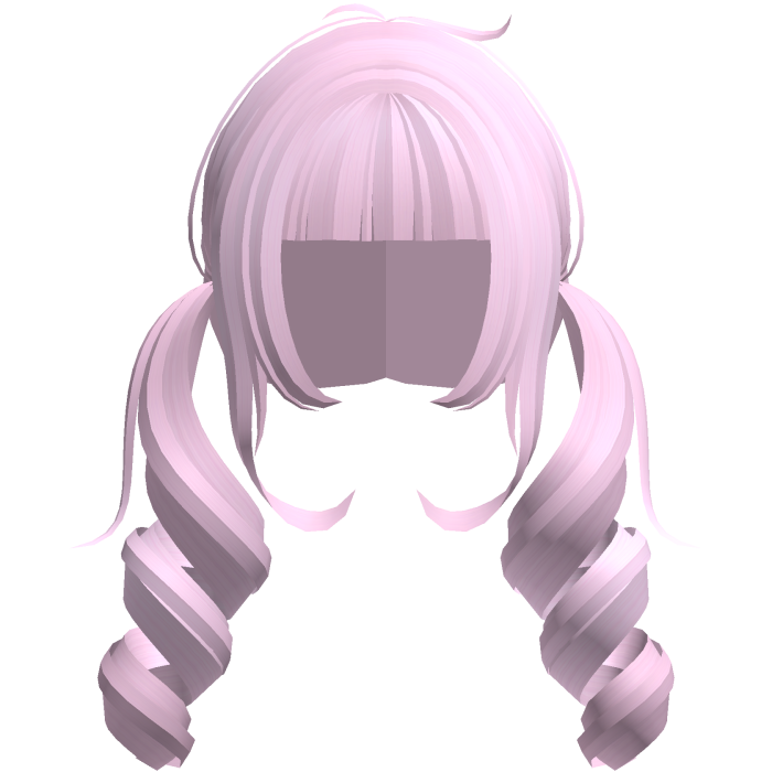Curly KuruKuru Pigtails Pink