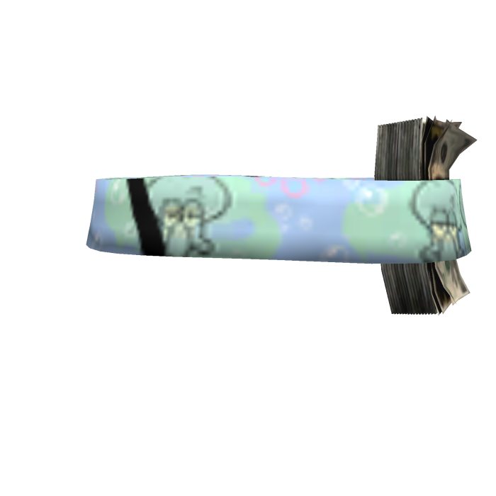 $$$ sponge bob ward squid money headband v3