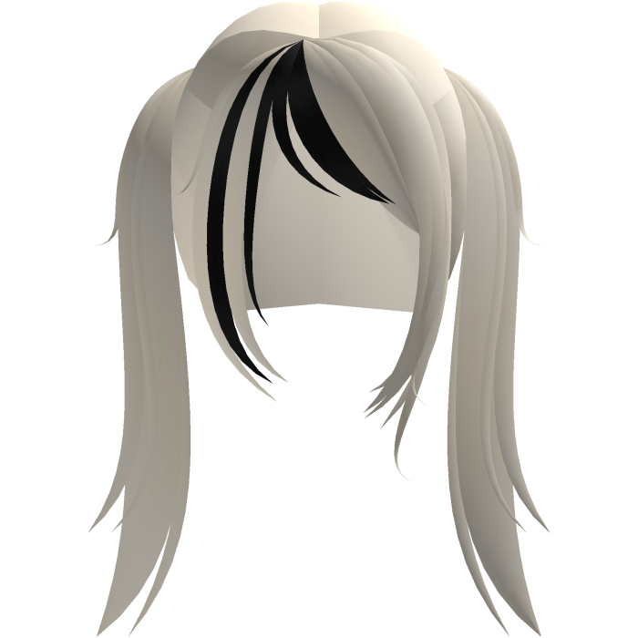 Emo Scene cute pigtails in Blonde and  Black