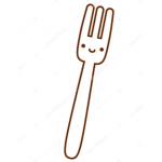 I like to eat forks